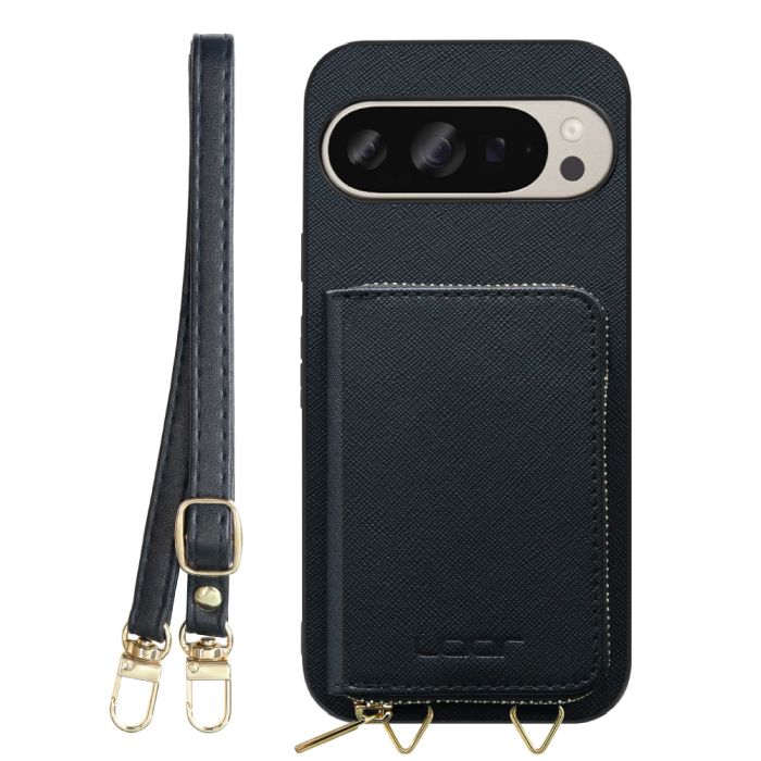 [ LOOF CASUAL-SHELL POUCH ] Google Pixel 9 / 9 Pro Google Pixel9 Pixel9pro ピクセル9 ピクセル9プロ ケース ショルダー スマホショルダー 背面 収納 ポーチ付き カバー スマホケース ストラップ レザー [ Google Pixel 9 / 9 Pro ]