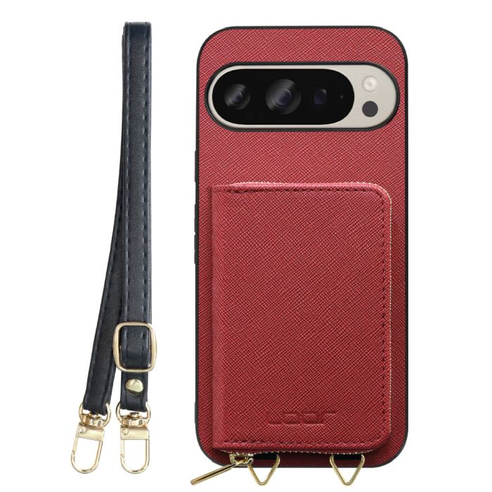 [ LOOF CASUAL-SHELL POUCH ] Google Pixel 9 / 9 Pro Google Pixel9 Pixel9pro ピクセル9 ピクセル9プロ ケース ショルダー スマホショルダー 背面 収納 ポーチ付き カバー スマホケース ストラップ レザー [ Google Pixel 9 / 9 Pro ]