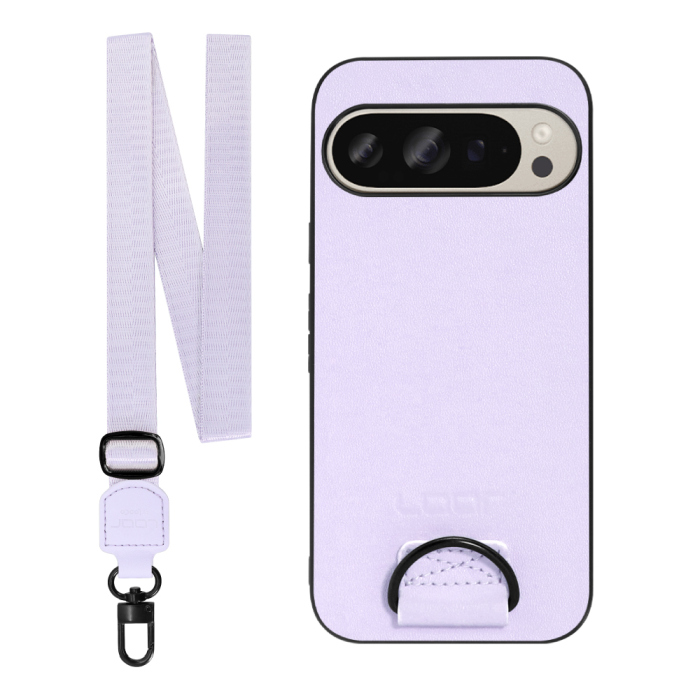 [ LOOF STRAP-SHELL ] Google Pixel 9 / 9 Pro Google Pixel9 Pixel9pro ピクセル9 ピクセル9プロ スマホケース 背面 ケース カバー ハードケース ショルダー スマホショルダー ハンドストラップ  本革 [ Google Pixel 9 / 9 Pro ]