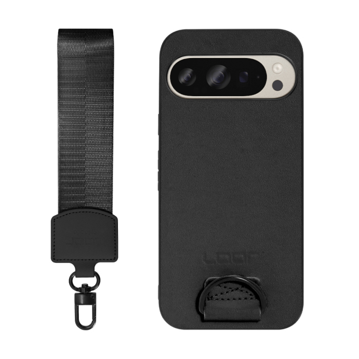 [ LOOF STRAP-SHELL (ショートVer.) ] Google Pixel 9 / 9 Pro Google Pixel9 Pixel9pro ピクセル9 ピクセル9プロ スマホケース 背面 ケース カバー ハードケース ハンドストラップ  本革 [ Google Pixel 9 / 9 Pro ]