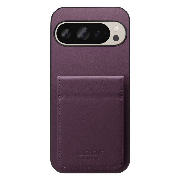 [ LOOF BASIC-SHELL SLIM CARD 2カード ] Google Pixel 9 / 9 Pro Google Pixel9 Pixel9pro ピクセル9 ピクセル9プロ ケース 背面 カード収納 カード入れ カードポケット カバー スマホケース 薄型 大容量 本革 [ Google Pixel 9 / 9 Pro ]