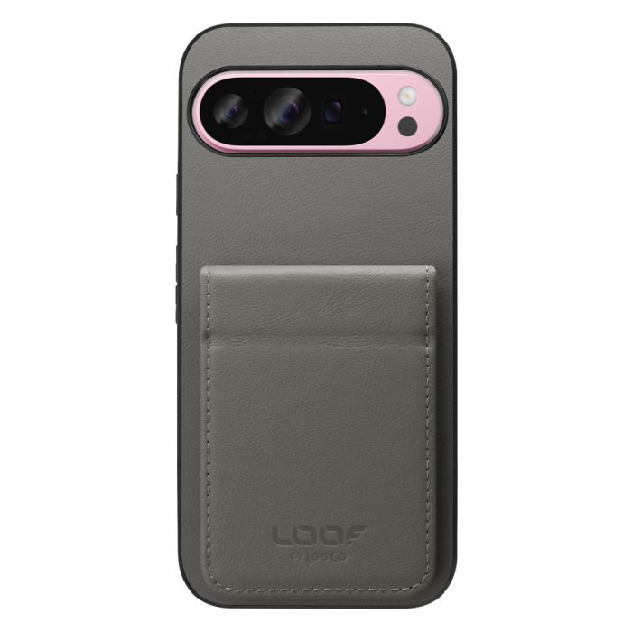[ LOOF BASIC-SHELL SLIM CARD 2カード ] Google Pixel 9 Pro XL Google Pixel9proxl ピクセル9プロXL ケース 背面 カード収納 カード入れ カードポケット カバー スマホケース 薄型 大容量 本革 [ Google Pixel 9 Pro XL ]