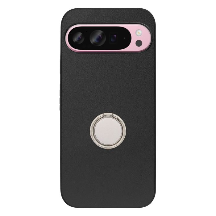 [ LOOF RING-SHELL (シンプル Ver.) ] Google Pixel 9 Pro XL Google Pixel9proxl ピクセル9プロXL スマホケース 背面 ケース カバー ハードケース スマホリング リング付き 本革 ストラップホール [ Google Pixel 9 Pro XL ]