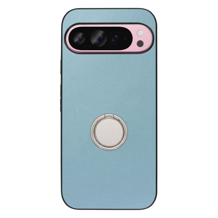 [ LOOF RING-SHELL (シンプル Ver.) ] Google Pixel 9 Pro XL Google Pixel9proxl ピクセル9プロXL スマホケース 背面 ケース カバー ハードケース スマホリング リング付き 本革 ストラップホール [ Google Pixel 9 Pro XL ]