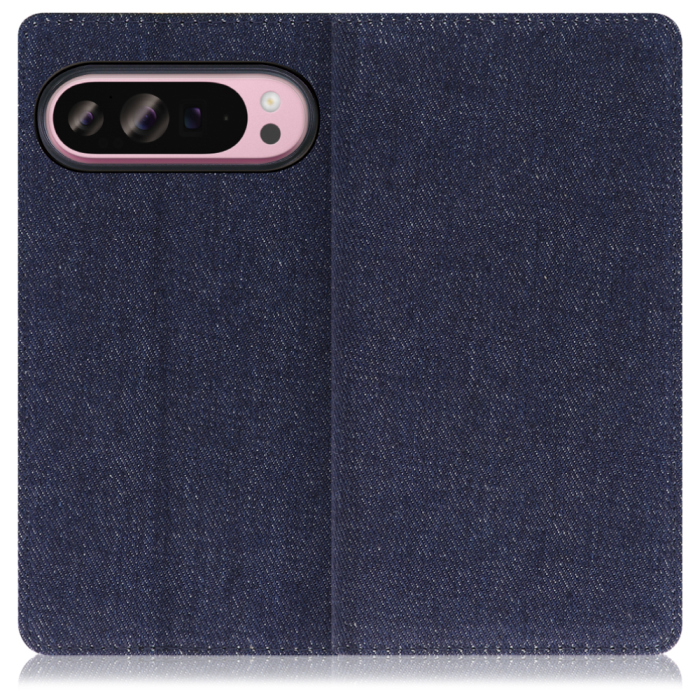 [ LOOF DENIM ] Google Pixel 9 Pro XL Google Pixel9proxl ピクセル9プロXL スマホケース ケース カバー 手帳型ケース カード収納 マグネット付き デニム ベルトなし [ Google Pixel 9 Pro XL ]