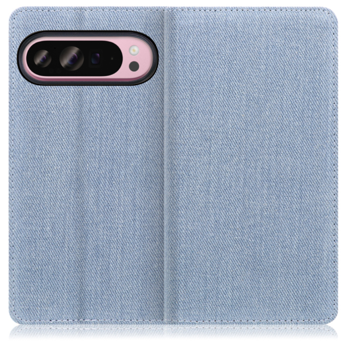 [ LOOF DENIM ] Google Pixel 9 Pro XL Google Pixel9proxl ピクセル9プロXL スマホケース ケース カバー 手帳型ケース カード収納 マグネット付き デニム ベルトなし [ Google Pixel 9 Pro XL ]