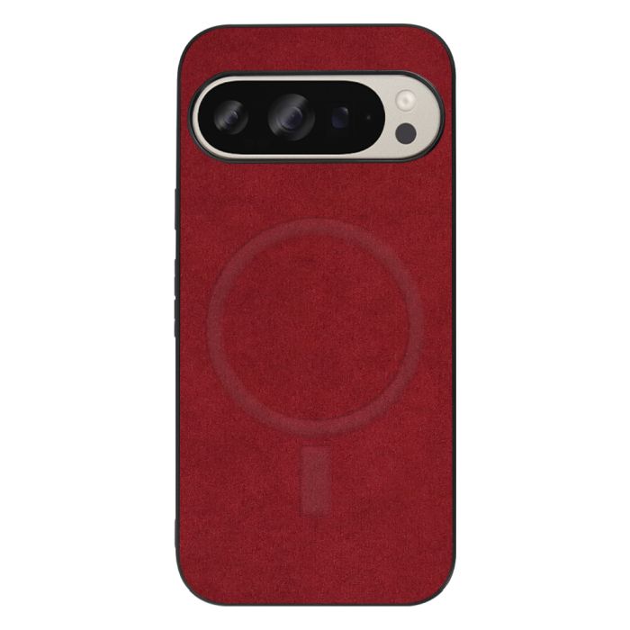 [ LOOF ALCANTARA-SHELL MagSafe対応 ] Google Pixel 9 / 9 Pro Google Pixel9 Pixel9pro ピクセル9 ピクセル9プロ ケース カバー スマホケース アルカンターラ シンプル ストラップホール MagSafe対応 [ Google Pixel 9 / 9 Pro ]