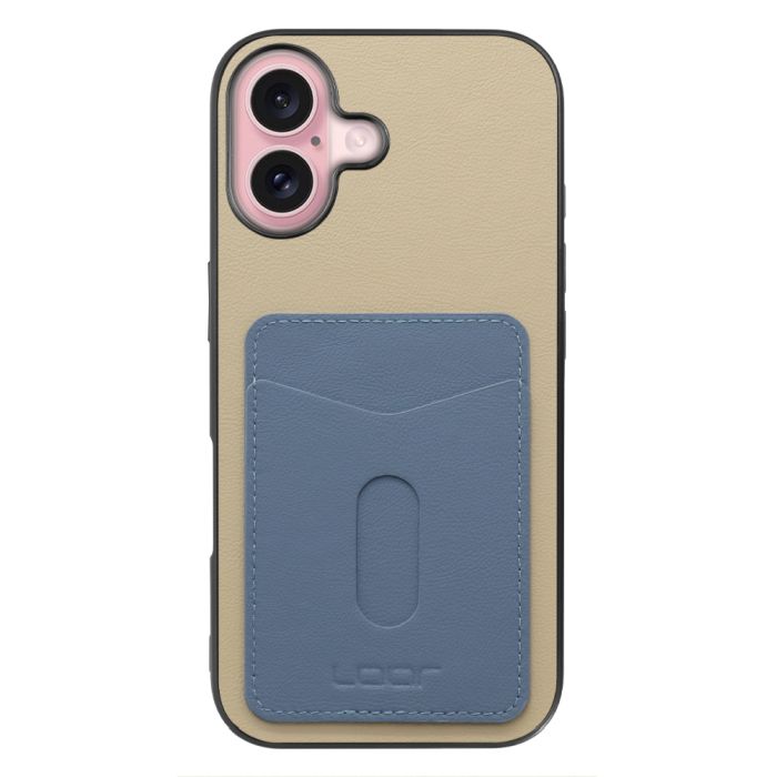 [ LOOF PASS-SHELL (LEATHER Ver.) スライド ] iPhone 16 iPhone16 アイフォン16 iPhone 16 アイフォン 16 スマホケース 背面 ケース カバー ハードケース カード収納 カードホルダー ストラップホール [ iPhone 16 ]