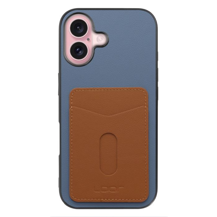 [ LOOF PASS-SHELL (LEATHER Ver.) スライド ] iPhone 16 iPhone16 アイフォン16 iPhone 16 アイフォン 16 スマホケース 背面 ケース カバー ハードケース カード収納 カードホルダー ストラップホール [ iPhone 16 ]