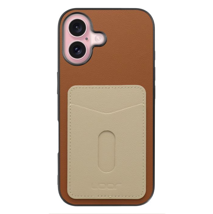 [ LOOF PASS-SHELL (LEATHER Ver.) スライド ] iPhone 16 iPhone16 アイフォン16 iPhone 16 アイフォン 16 スマホケース 背面 ケース カバー ハードケース カード収納 カードホルダー ストラップホール [ iPhone 16 ]