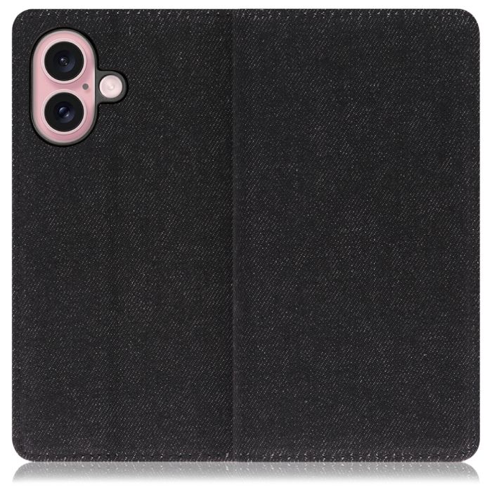 [ LOOF DENIM ] iPhone 16 iPhone16 アイフォン16 iPhone 16 アイフォン 16 スマホケース ケース カバー 手帳型ケース カード収納 マグネット付き デニム ベルトなし [ iPhone 16 ]