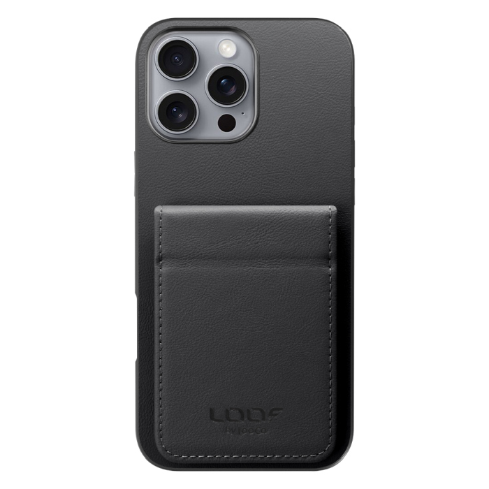 [ LOOF BASIC-SHELL SLIM CARD 2カード ] iPhone 16 Pro Max アイフォン16 プロ マックス iPhone 16ProMax ケース 背面 カード収納 カード入れ カードポケット カバー スマホケース 薄型 大容量 本革 [ iPhone 16 Pro Max ]