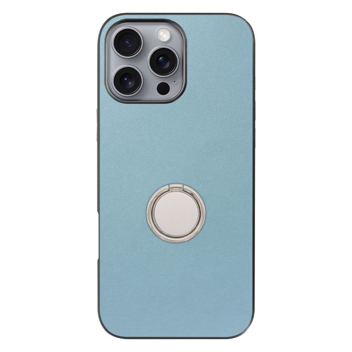 [ LOOF RING-SHELL (シンプル Ver.) ] iPhone 16 Pro Max iPhone16 Pro Max アイフォン16 プロ マックス iPhone 16 16ProMax アイフォン 16 スマホケース 背面 ケース カバー ハードケース スマホリング リング付き 本革 ストラップホール [ iPhone 16 Pro Max ]