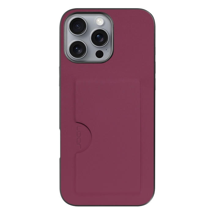 [ LOOF SKIN SLIM-SLOT ] iPhone 16 Pro Max iPhone16 Pro Max アイフォン16 プロ マックス スマホケース 背面 ケース カバー ハードケース カード収納 PUレザー ストラップホール [ iPhone 16 Pro Max ]