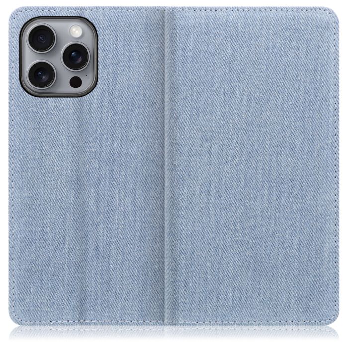 [ LOOF DENIM ] iPhone 16 Pro Max iPhone16 Pro Max アイフォン16 プロ マックス iPhone 16 16ProMax アイフォン 16 スマホケース ケース カバー 手帳型ケース カード収納 マグネット付き デニム ベルトなし [ IP16PM ]