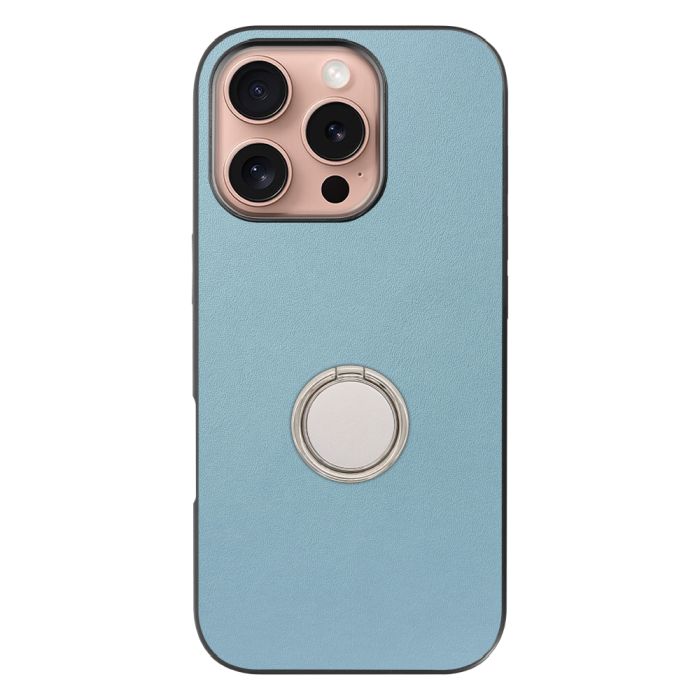 [ LOOF RING-SHELL (シンプル Ver.) ] iPhone 16 Pro iPhone16 Pro アイフォン16 プロ iPhone 16 Pro 16Pro アイフォン 16 スマホケース 背面 ケース カバー ハードケース スマホリング リング付き 本革 ストラップホール [ iPhone 16 Pro ]