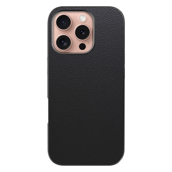 [ LOOF LUXURY-SHELL ]  iPhone 16 Pro アイフォン16 プロ スマホケース 背面 ケース カバー ハードケース 本革 ストラップホール [ iPhone 16 Pro ]