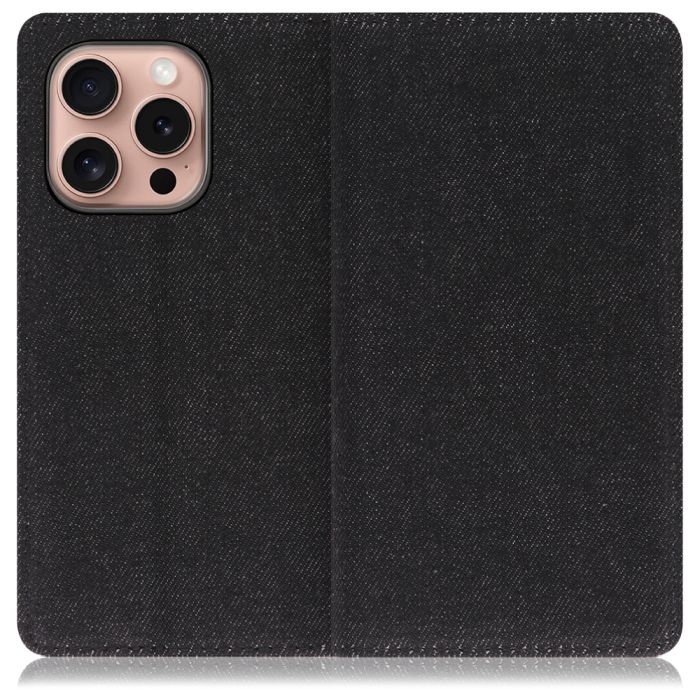 [ LOOF DENIM ] iPhone 16 Pro iPhone16 Pro アイフォン16 プロ iPhone 16 Pro 16Pro アイフォン 16 スマホケース ケース カバー 手帳型ケース カード収納 マグネット付き デニム ベルトなし [ iPhone 16 Pro ]