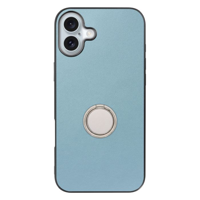 [ LOOF RING-SHELL (シンプル Ver.) ] iPhone 16 Plus iPhone16 Plus アイフォン16 プラス iPhone 16 Plus 16Plus アイフォン 16 スマホケース 背面 ケース カバー ハードケース スマホリング リング付き 本革 ストラップホール [ iPhone 16 Plus ]