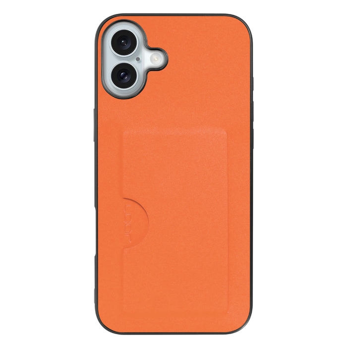 [ LOOF SKIN SLIM-SLOT ] iPhone 16 Plus iPhone16 Plus アイフォン16 プラス  スマホケース 背面 ケース カバー ハードケース カード収納 PUレザー ストラップホール [ iPhone 16 Plus ]