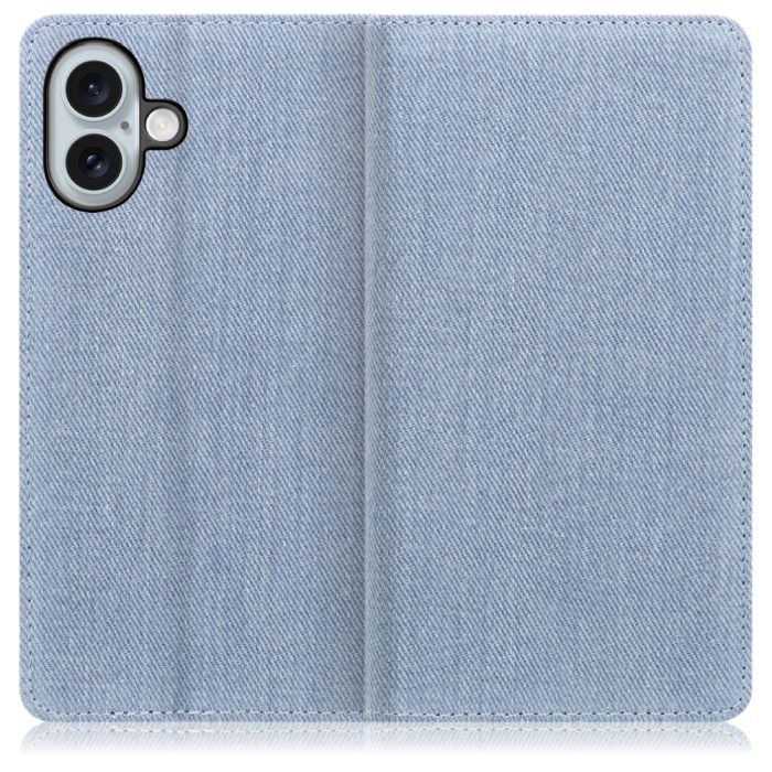 [ LOOF DENIM ] iPhone 16 Plus iPhone16 Plus アイフォン16 プラス iPhone 16 Plus 16Plus アイフォン 16 スマホケース ケース カバー 手帳型ケース カード収納 マグネット付き デニム ベルトなし [ iPhone 16 Plus ]