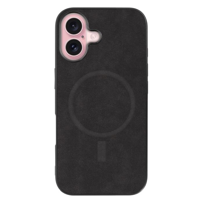 [ LOOF ALCANTARA-SHELL MagSafe対応 ] iPhone 16 iPhone16 アイフォン16 iPhone 16 アイフォン 16 ケース カバー スマホケース アルカンターラ シンプル ストラップホール MagSafe対応 [ iPhone 16 ]