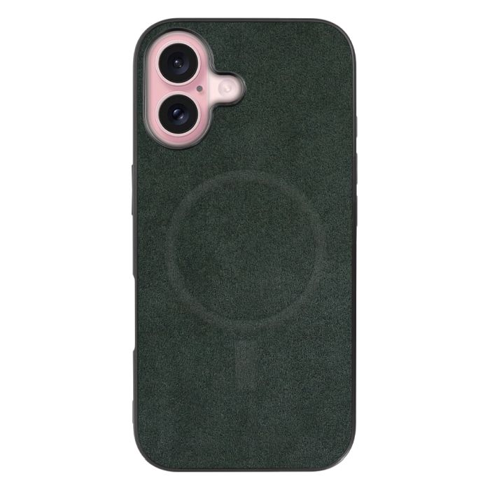 [ LOOF ALCANTARA-SHELL MagSafe対応 ] iPhone 16 iPhone16 アイフォン16 iPhone 16 アイフォン 16 ケース カバー スマホケース アルカンターラ シンプル ストラップホール MagSafe対応 [ iPhone 16 ]