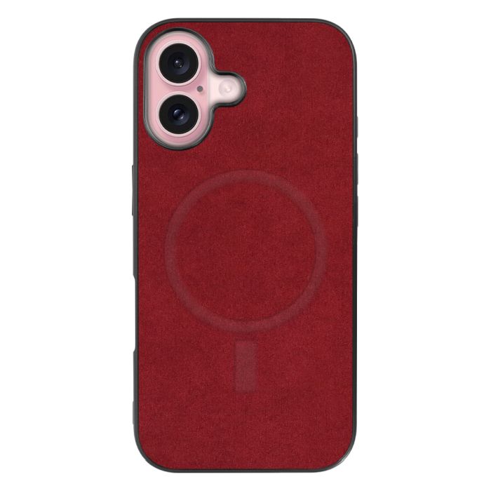 [ LOOF ALCANTARA-SHELL MagSafe対応 ] iPhone 16 iPhone16 アイフォン16 iPhone 16 アイフォン 16 ケース カバー スマホケース アルカンターラ シンプル ストラップホール MagSafe対応 [ iPhone 16 ]