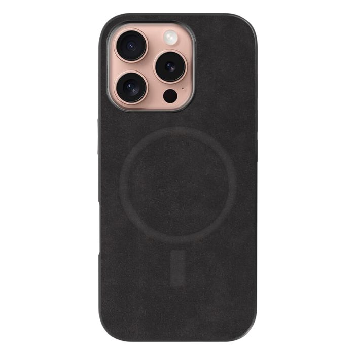 [ LOOF ALCANTARA-SHELL MagSafe対応 ] iPhone 16 Pro iPhone16 Pro アイフォン16 プロ iPhone 16 Pro 16Pro アイフォン 16 ケース カバー スマホケース アルカンターラ シンプル ストラップホール MagSafe対応 [ iPhone 16 Pro ]