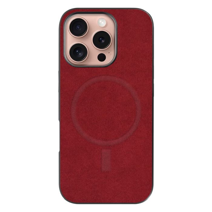 [ LOOF ALCANTARA-SHELL MagSafe対応 ] iPhone 16 Pro iPhone16 Pro アイフォン16 プロ iPhone 16 Pro 16Pro アイフォン 16 ケース カバー スマホケース アルカンターラ シンプル ストラップホール MagSafe対応 [ iPhone 16 Pro ]