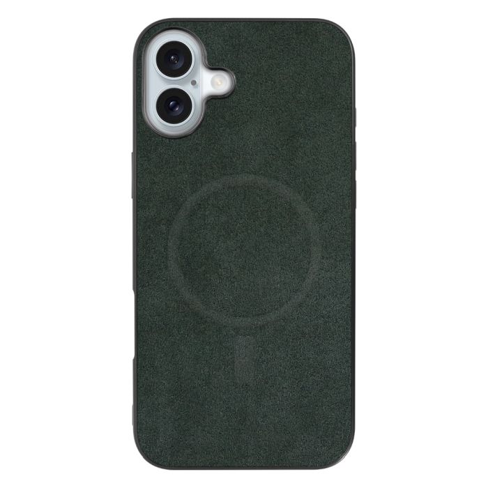 [ LOOF ALCANTARA-SHELL MagSafe対応 ] iPhone 16 Plus iPhone16 Plus アイフォン16 プラス iPhone 16 Plus 16Plus アイフォン 16 ケース カバー スマホケース アルカンターラ シンプル ストラップホール MagSafe対応 [ iPhone 16 Plus ]