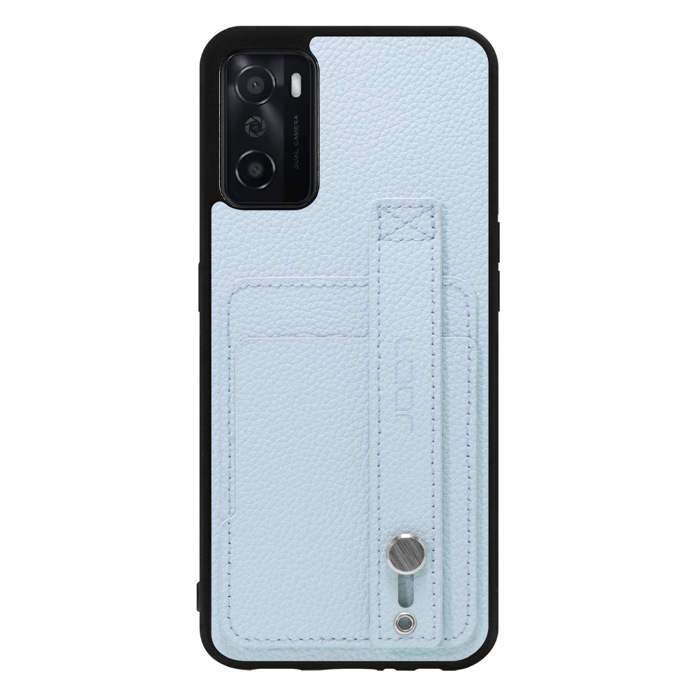 [ LOOF HOLD-SHELL CARD ] OPPO A55s 5G CPH2309 / A102OP a55s5g スマホケース 背面 ケース カバー ハードケース 背面ベルト カード入れ 本革 ストラップホール [ OPPO A55s 5G ]