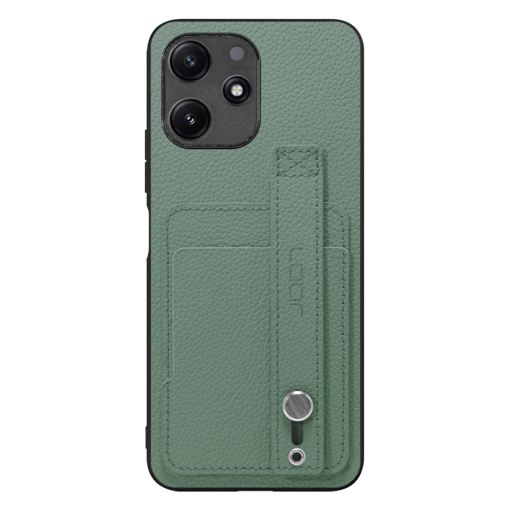 [ LOOF HOLD-SHELL CARD ] Xiaomi Redmi 12 5G XIG03 Redmi12 5G スマホケース 背面 ケース カバー ハードケース 背面ベルト カード入れ 本革 ストラップホール [ Xiaomi Redmi 12 5G ]