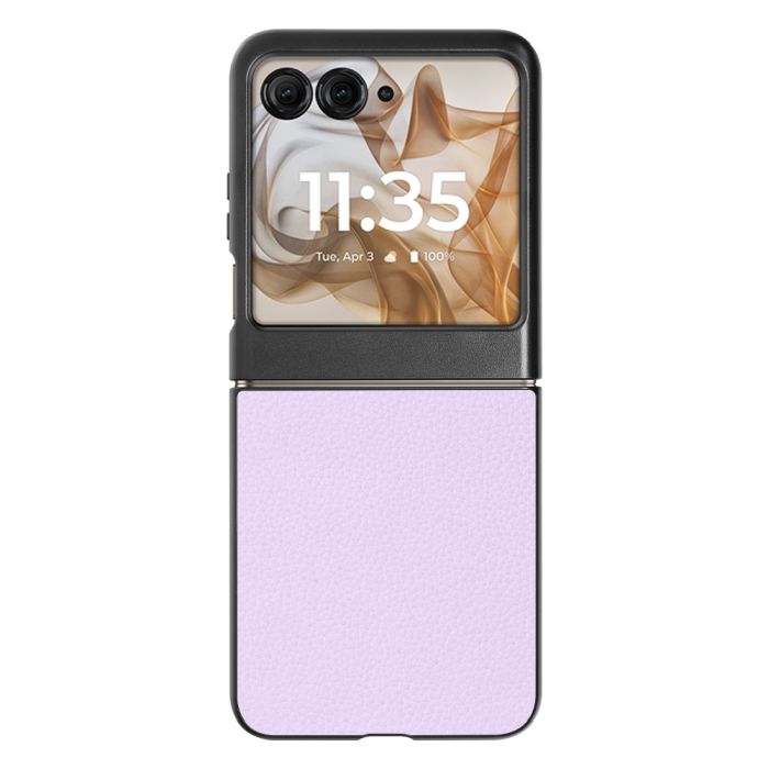 [ LOOF LUXURY-SHELL ] motorola razr 50 / 50s / 50d razr50 razr50s M-51E レーザー スマホケース 背面 ケース カバー ハードケース 本革  [ motorola razr 50 / 50s / 50d ]