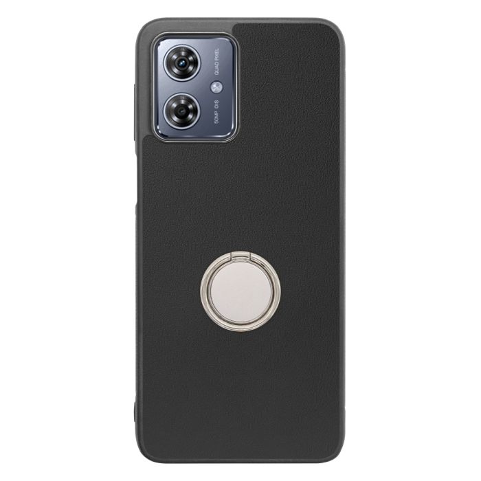 [ LOOF RING-SHELL ] moto g64 5G / g64y 5G  スマホケース 背面 ケース カバー ハードケース スマホリング リング付き 本革 ストラップホール [ moto g64 5G / g64y 5G ]