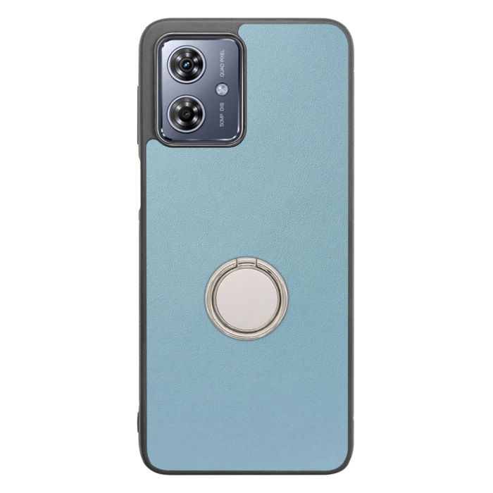 [ LOOF RING-SHELL ] moto g64 5G / g64y 5G  スマホケース 背面 ケース カバー ハードケース スマホリング リング付き 本革 ストラップホール [ moto g64 5G / g64y 5G ]