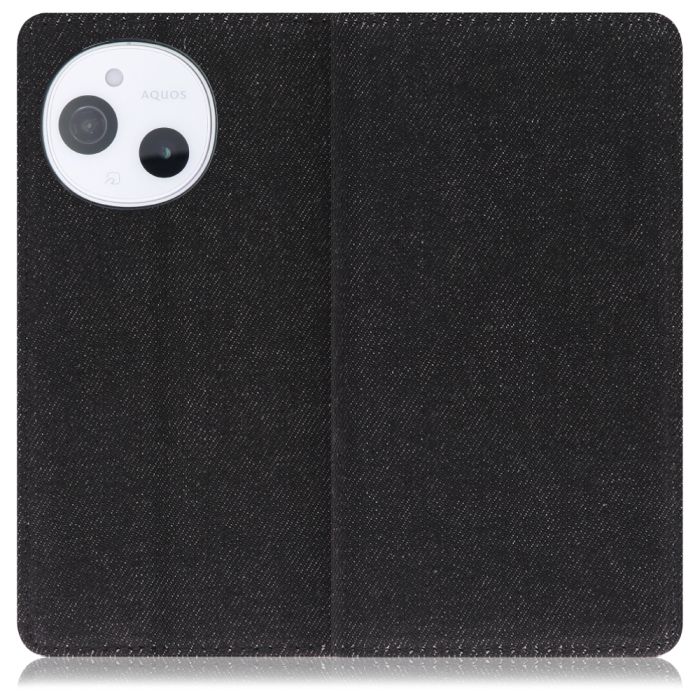 [ LOOF DENIM ] AQUOS sense9 SH-53E SHG14 SH-M29 スマホケース ケース カバー 手帳型ケース カード収納 マグネット付き デニム ベルトなし [ AQUOS sense9 ]