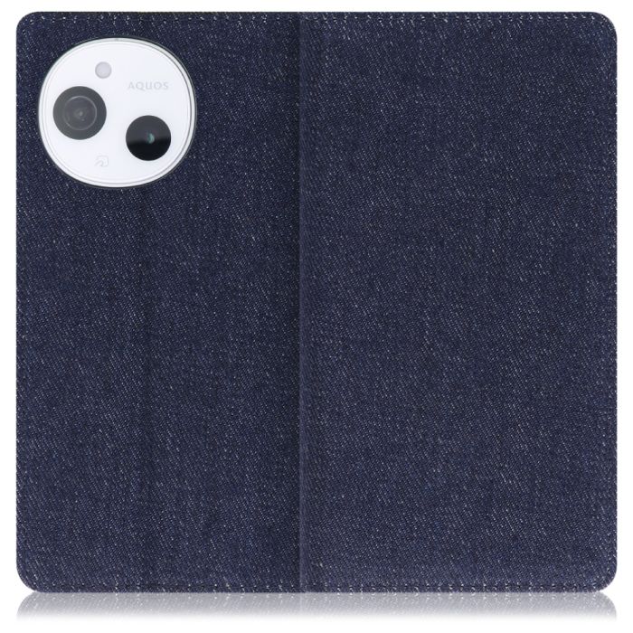 [ LOOF DENIM ] AQUOS sense9 SH-53E SHG14 SH-M29 スマホケース ケース カバー 手帳型ケース カード収納 マグネット付き デニム ベルトなし [ AQUOS sense9 ]