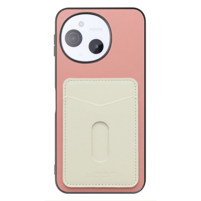 [ LOOF PASS-SHELL スライド] AQUOS sense9 SH-53E SHG14 SH-M29 スマホケース 背面 ケース カバー ハードケース カード収納 カードホルダー ストラップホール [ AQUOS sense9 ]