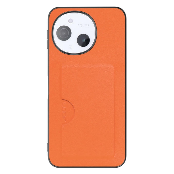 [ LOOF SKIN SLIM-SLOT ] AQUOS sense9 SH-53E SHG14 SH-M2 SH-53F SH-M33 スマホケース 背面 ケース カバー ハードケース カード収納 PUレザー ストラップホール [ AQUOS sense9 / sense10 ]