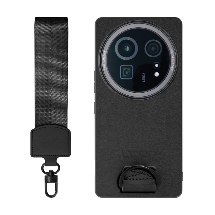 [ LOOF STRAP-SHELL (ショートVer.) ] AQUOS R9 pro SH-54E スマホケース 背面 ケース カバー ハードケース ハンドストラップ  本革 [ AQUOS R9 pro ]