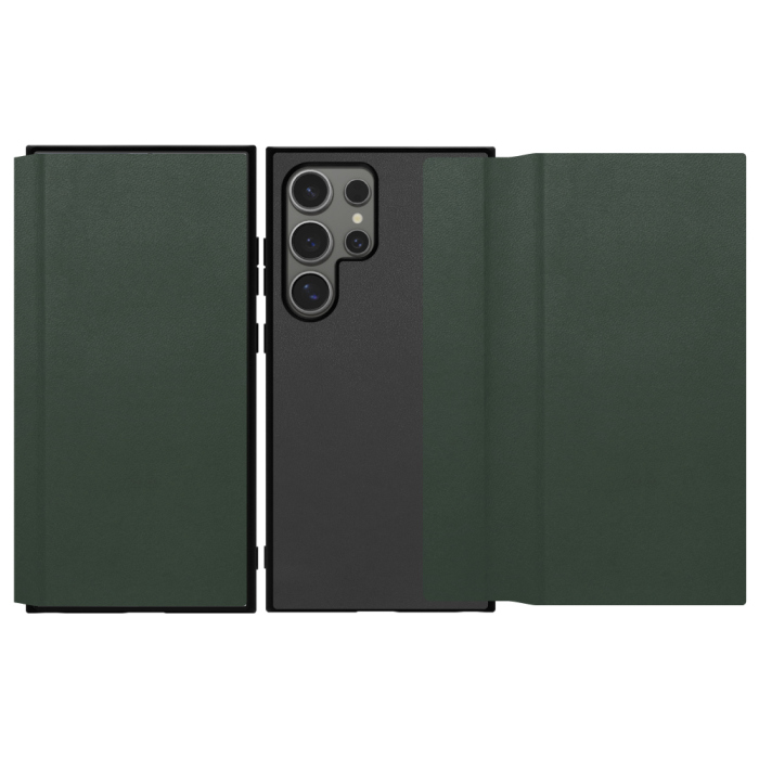 [ LOOF SLIM-FIT ] Galaxy S24 Ultra s24ultra スマホケース 背面 ケース カバー 手帳型 ハードケース カード収納 ポケットあり/なし マグネットなし ストラップホール [ Galaxy S24 Ultra ]