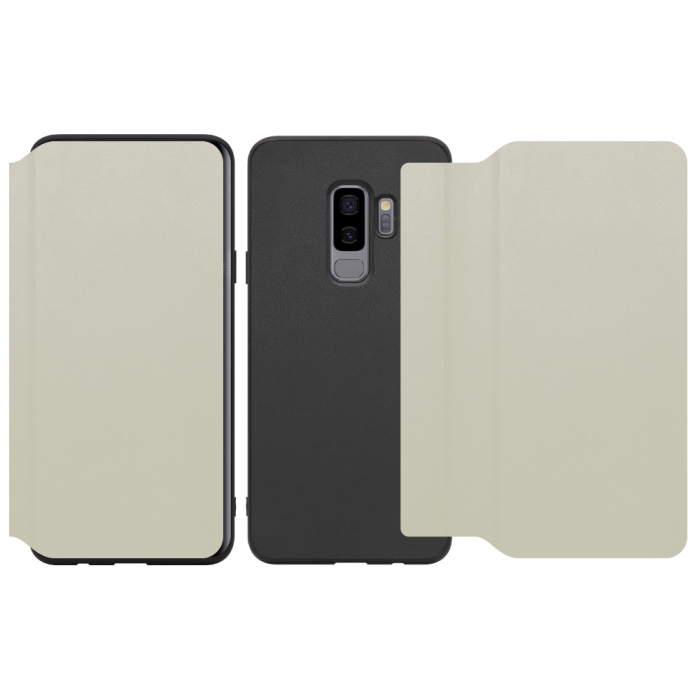 [ LOOF SLIM-FIT ] Galaxy S9+ SC-03K / SCV39 s9plus s9 Plus スマホケース 背面 ケース カバー 手帳型 ハードケース カード収納 ポケットなし マグネットなし ストラップホール [ Galaxy S9+ ]
