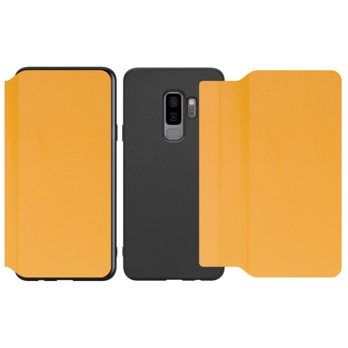 [ LOOF SLIM-FIT ] Galaxy S9+ SC-03K / SCV39 s9plus s9 Plus スマホケース 背面 ケース カバー 手帳型 ハードケース カード収納 ポケットなし マグネットなし ストラップホール [ Galaxy S9+ ]