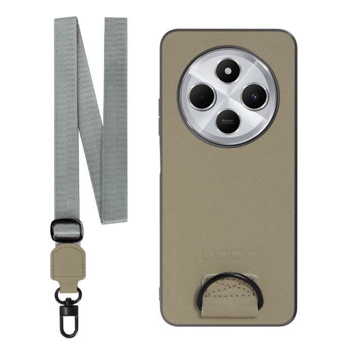 [ LOOF STRAP-SHELL ] Xiaomi Redmi 14C 14C Redmi14C スマホケース 背面 ケース カバー ハードケース ショルダー スマホショルダー ハンドストラップ  本革 [ Xiaomi Redmi 14C ]