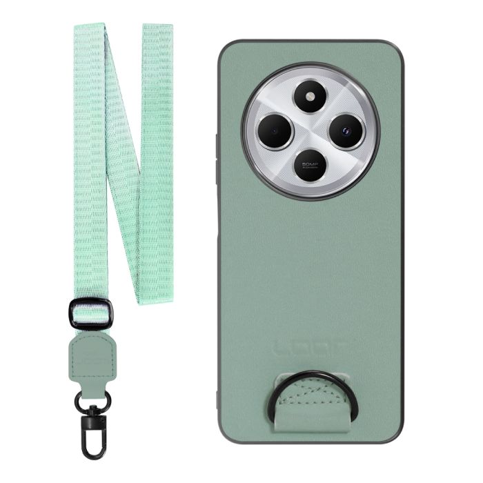 [ LOOF STRAP-SHELL ] Xiaomi Redmi 14C 14C Redmi14C スマホケース 背面 ケース カバー ハードケース ショルダー スマホショルダー ハンドストラップ  本革 [ Xiaomi Redmi 14C ]