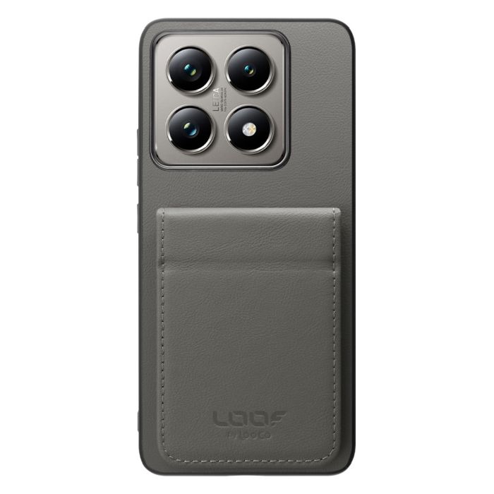 [ LOOF BASIC-SHELL SLIM CARD 2カード ] Xiaomi 14T Pro  14TPro ケース 背面 カード収納 カード入れ カードポケット カバー スマホケース 薄型 大容量 本革 [ Xiaomi 14T Pro  ]