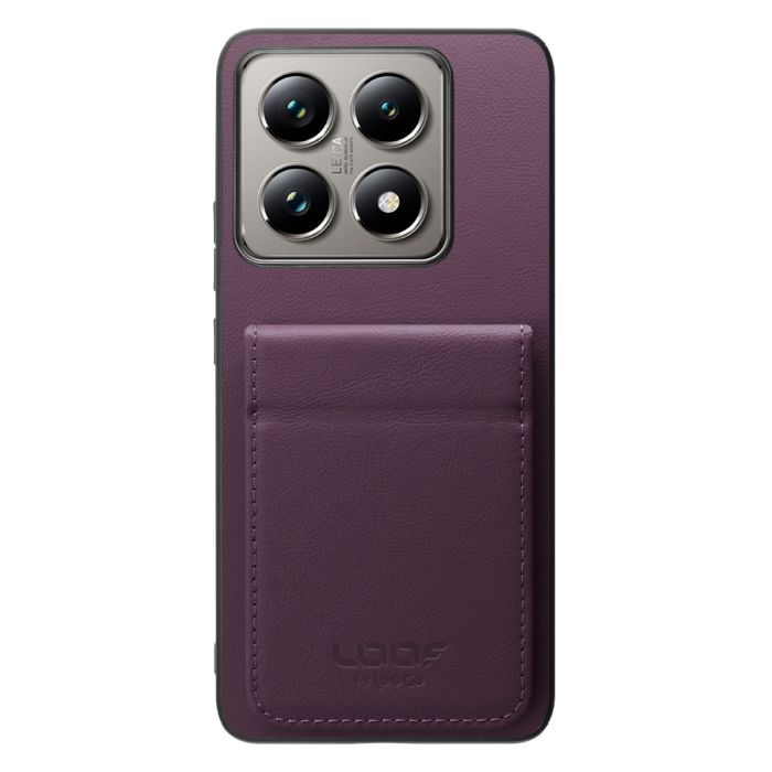 [ LOOF BASIC-SHELL SLIM CARD 2カード ] Xiaomi 14T Pro  14TPro ケース 背面 カード収納 カード入れ カードポケット カバー スマホケース 薄型 大容量 本革 [ Xiaomi 14T Pro  ]