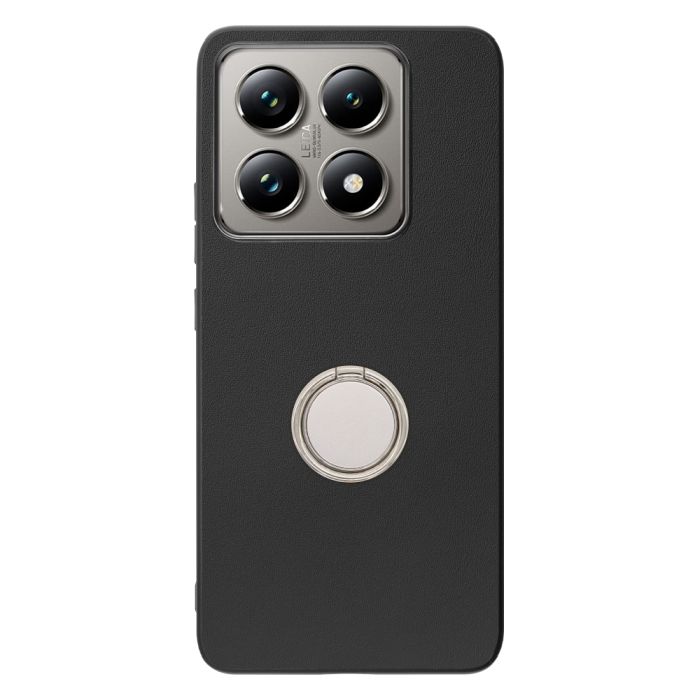 [ LOOF RING-SHELL (シンプル Ver.) ] Xiaomi 14T Pro  14TPro スマホケース 背面 ケース カバー ハードケース スマホリング リング付き 本革 ストラップホール [ Xiaomi 14T Pro  ]