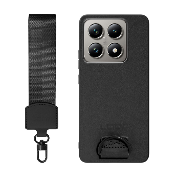 [ LOOF STRAP-SHELL (ショートVer.) ] Xiaomi 14T Pro  14TPro スマホケース 背面 ケース カバー ハードケース ハンドストラップ  本革 [ Xiaomi 14T Pro  ]